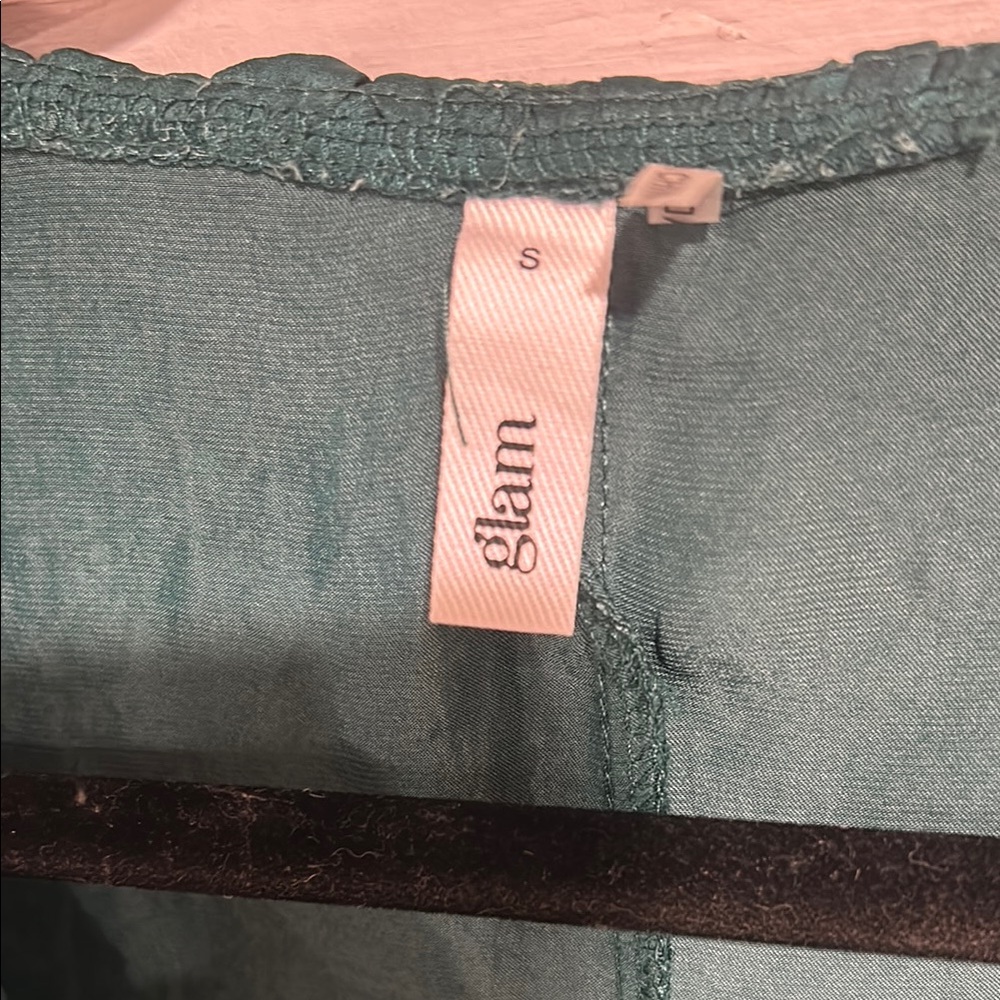 Green Ruffle Dress - Picture 2 of 5